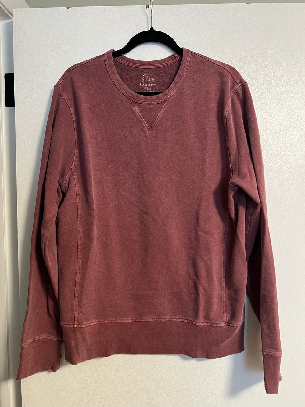 J. Crew Men's Crewneck Sweatshirt in Mauve